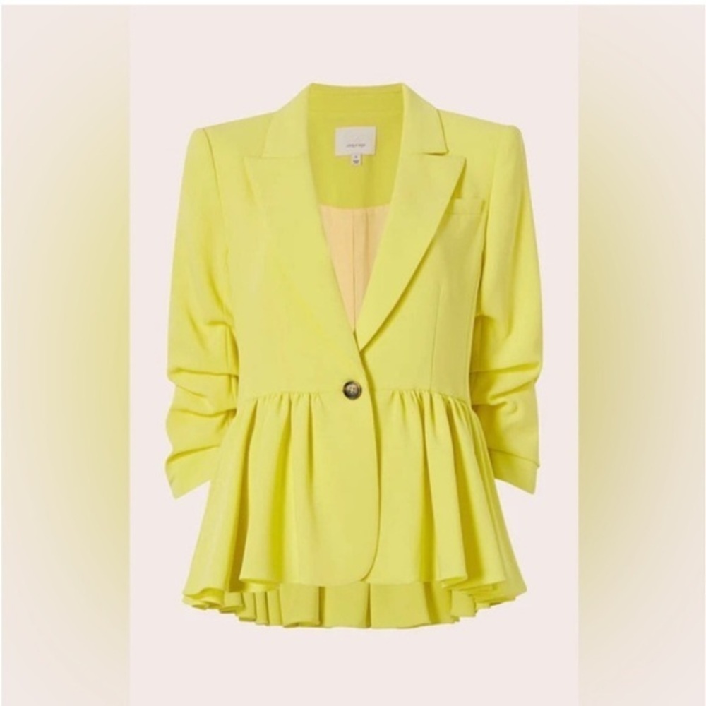 Cinq a Sept Kourtney Blazer in Yuzu